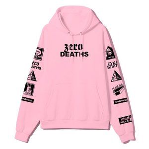 ISO PewDiePie Zero Deaths pink hoodie 90 mil merch